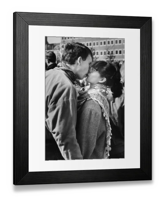 Framed Print : Young couple, East Germany, Europe, circa 1985