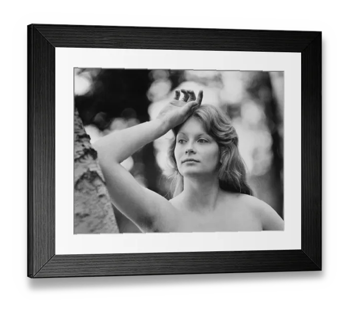 Framed Print : Young woman, East Germany, around 1972 Framed Print : Young woman, East Germany, around 1972