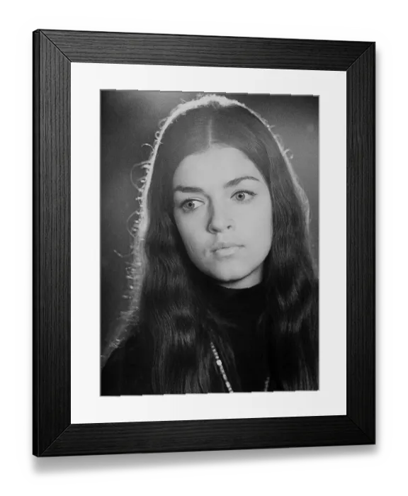 Framed Print : Young woman, East Germany, around 1986 Framed Print : Young woman, East Germany, around 1986