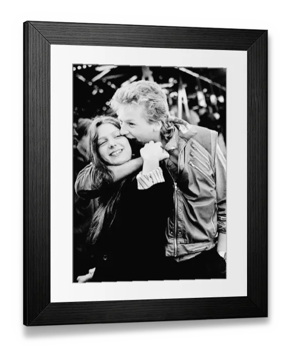 Framed Print : Young people at the Leipziger Kleinmesse
