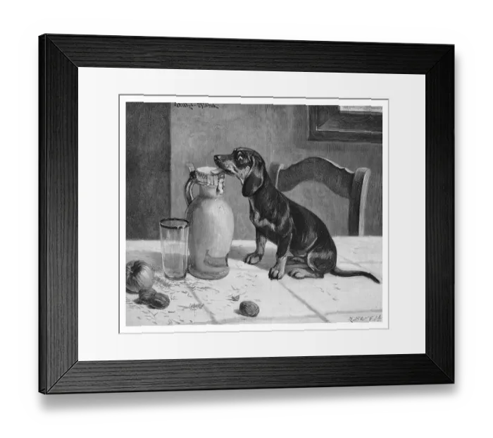 Framed Print : Husband, an illustration from the Moderne Kunst in Meisterholzschnitten yearbook
