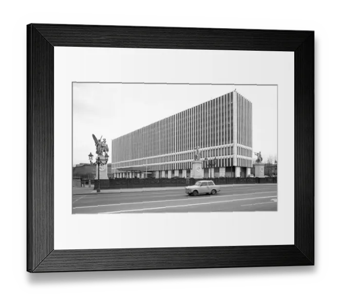 Framed Print : Ministry for Foreign Affairs of the German Democratic Republic