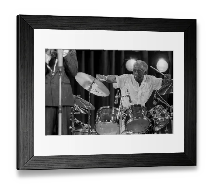 Framed Print : GDR, Berlin, 15. 07. 1989, Art Blakey