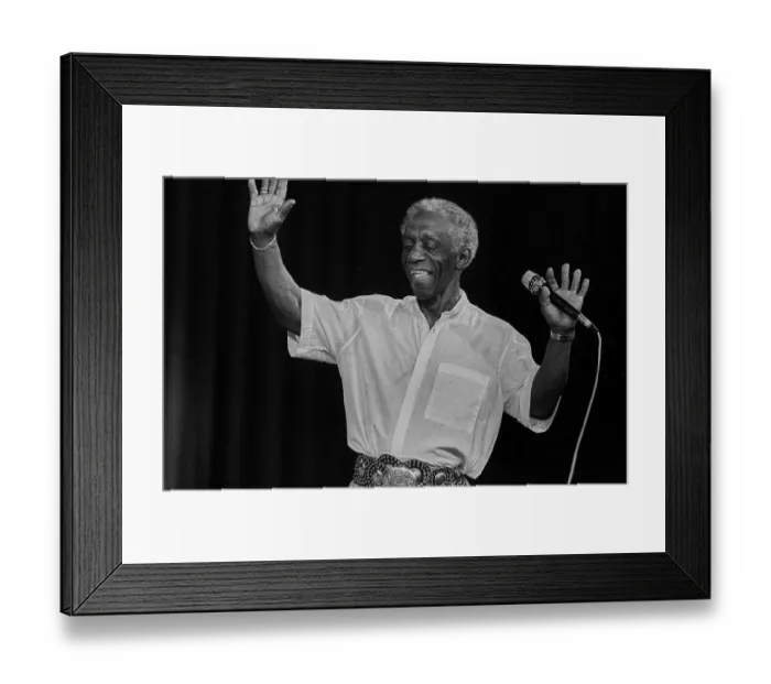 Framed Print : GDR, Berlin, 15. 07. 1989, Art Blakey