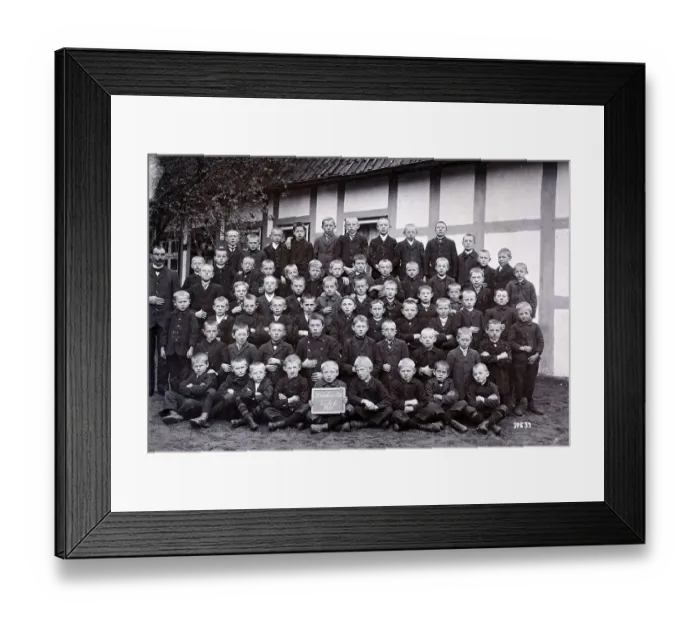Framed Print : Historical photo, school, Boys´ class Framed Print : Historical photo, school, Boys´ class