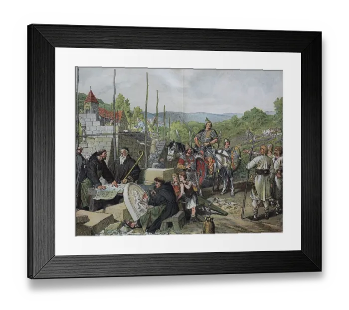 Framed Print : Building a church in a pagan land Framed Print : Building a church in a pagan land