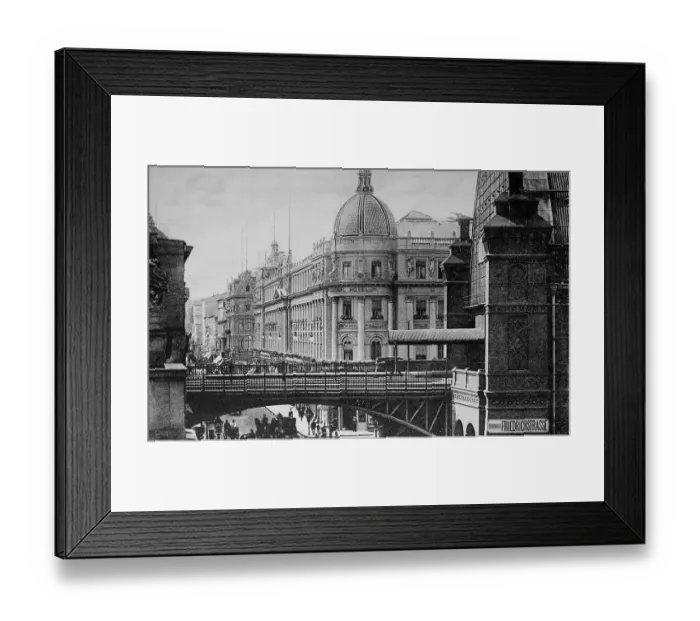 Framed Print : Friedrichstrasse Railway Station