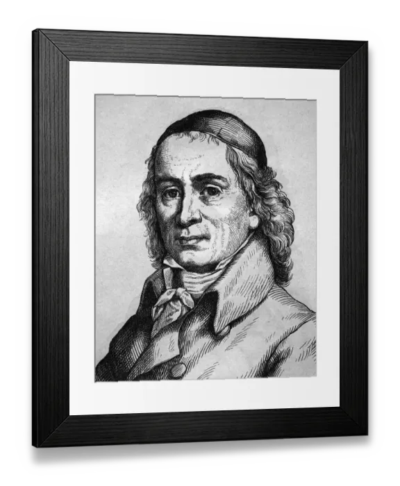 Framed Print : August Hermann Francke, theologian and hymn writer Framed Print : August Hermann Francke, theologian and hymn writer