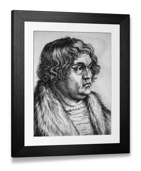 Framed Print : Willibald Pirckheimer, 1470 - 1530 Framed Print : Willibald Pirckheimer, 1470 - 1530