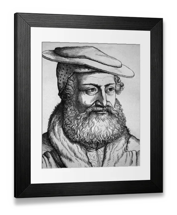 Framed Print : Hans Sachs, singer and master shoemaker Framed Print : Hans Sachs, singer and master shoemaker