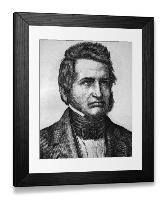 Framed Print : Friedrich Christoph Dahlmann, 1785 - 1860