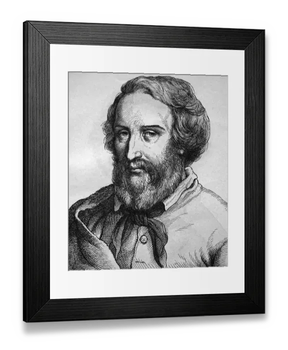 Framed Print : Heinrich Heine, 1799 - 1856, writers Framed Print : Heinrich Heine, 1799 - 1856, writers