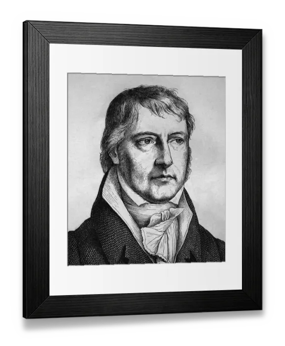 Framed Print : Georg Wilhelm Friedrich Hegel, 1770 - 1831 Framed Print : Georg Wilhelm Friedrich Hegel, 1770 - 1831