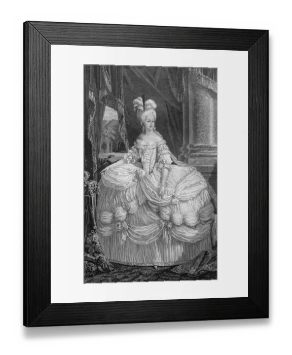 Framed Print : Queen Marie Antoinette of France Framed Print : Queen Marie Antoinette of France