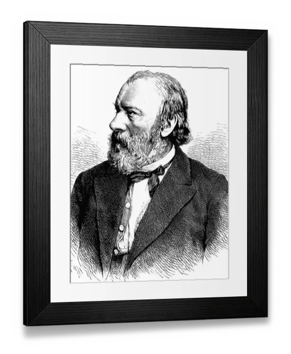 Framed Print : Professor Frederick Drake, 1805-1882 Framed Print : Professor Frederick Drake, 1805-1882