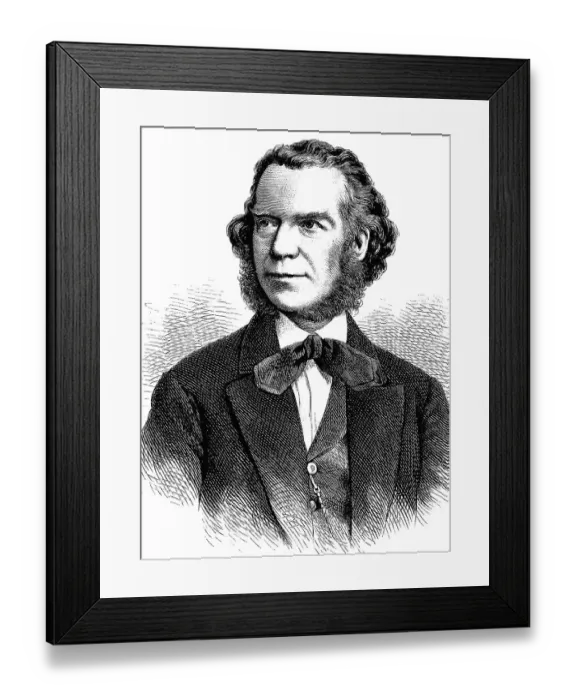 Framed Print : Professor Carl Reinecke, 1824-1910 Framed Print : Professor Carl Reinecke, 1824-1910