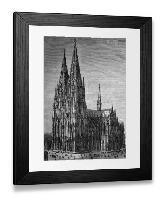 Framed Print : Cologne Cathedral, Cologne, North Rhine-Westphalia Framed Print : Cologne Cathedral, Cologne, North Rhine-Westphalia