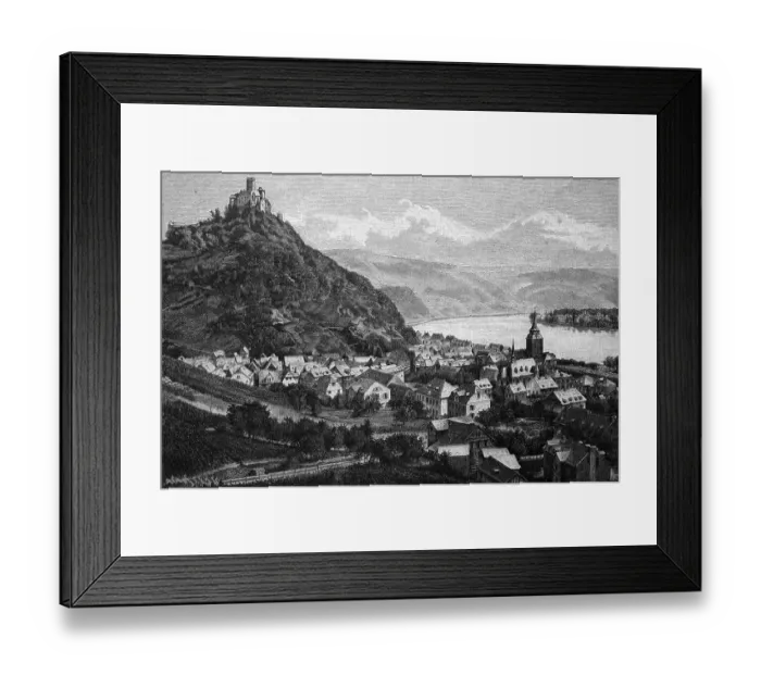 Framed Print : Braubach am Rhein, Rhineland-Palatinate Framed Print : Braubach am Rhein, Rhineland-Palatinate