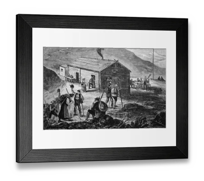 Framed Print : The new shelter on Untersberg Mountain in the Bavarian Alps