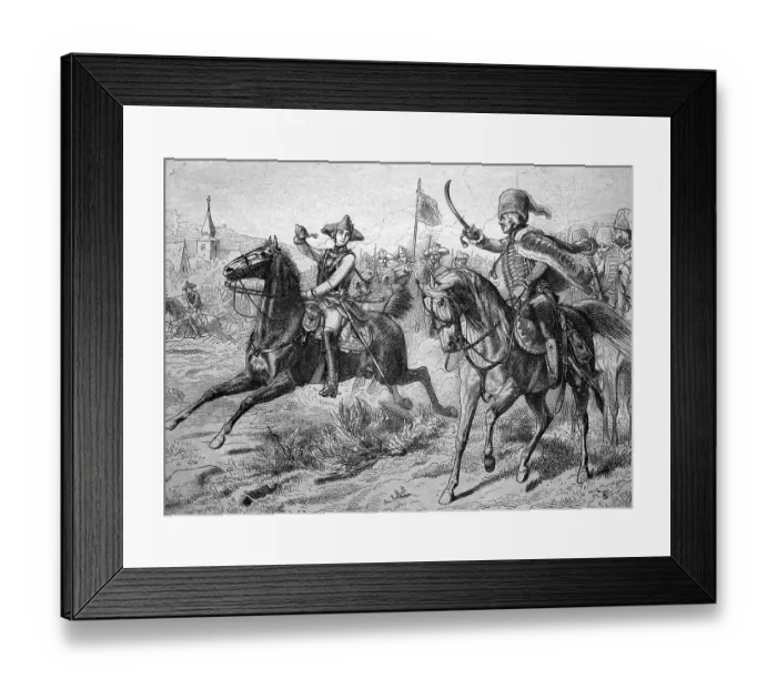 Framed Print : Friedrich Wilhelm von Seydlitz (1721-1773)