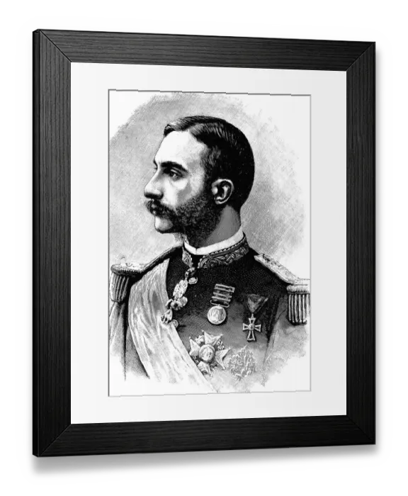 Framed Print : Alfonso XII (1857-1885), King of Spain Framed Print : Alfonso XII (1857-1885), King of Spain