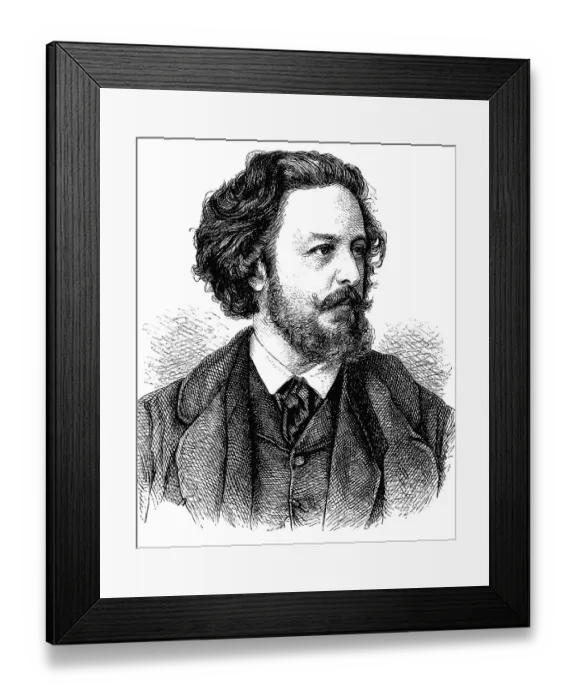 Framed Print : Paul Heyse, 1830-1914, German writer