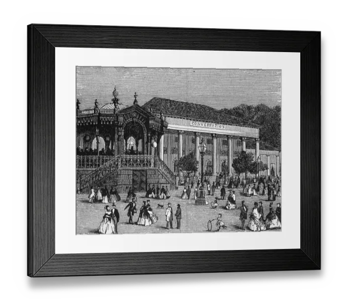 Framed Print : Spa hotel in Baden-Baden, Germany