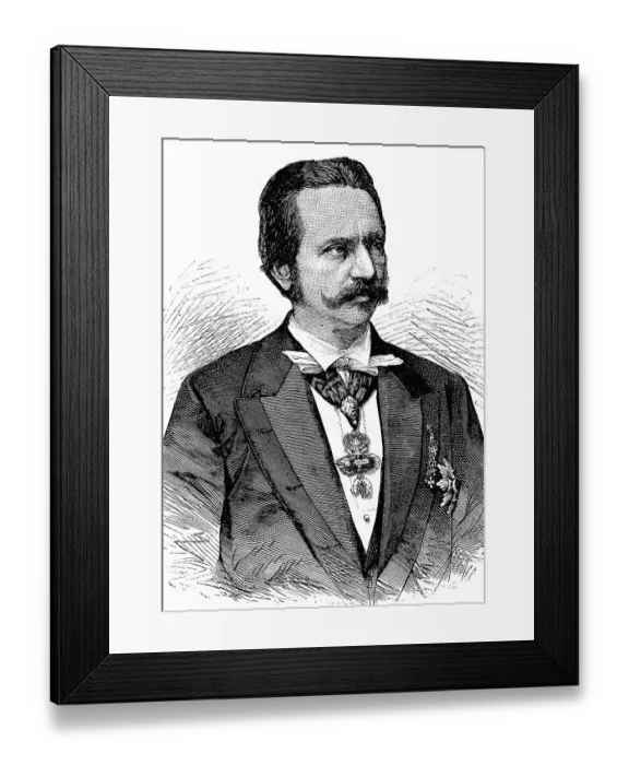 Framed Print : Eduard Graf Taaffe (1833-1895)