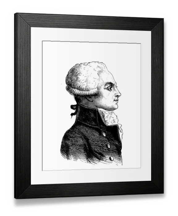Framed Print : Maximilian Robespierre, 1758 - 1794