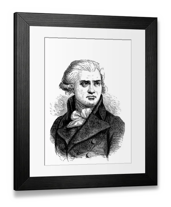 Framed Print : George Danton, 1759 - 1794, leader of the French Revolution