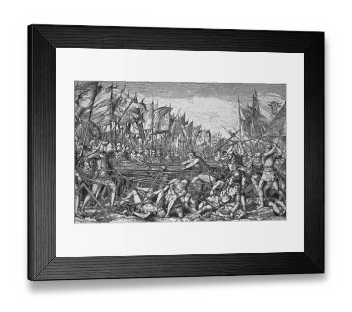 Framed Print : Battle of Sempach, Switzerland
