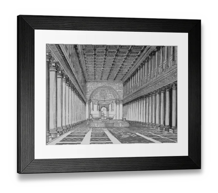Framed Print : Byzantine basilica, architectural style Framed Print : Byzantine basilica, architectural style