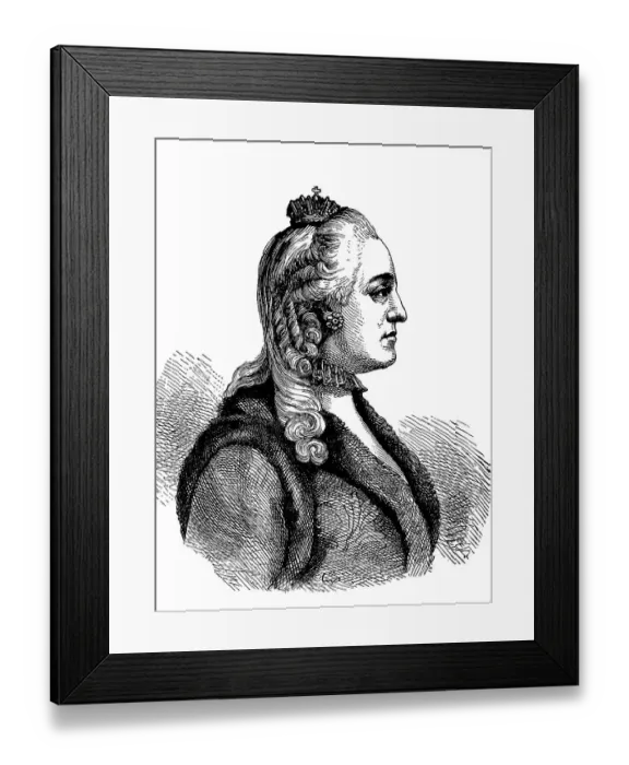 Framed Print : Catherine II. of Russia, Catherine the Great Framed Print : Catherine II. of Russia, Catherine the Great