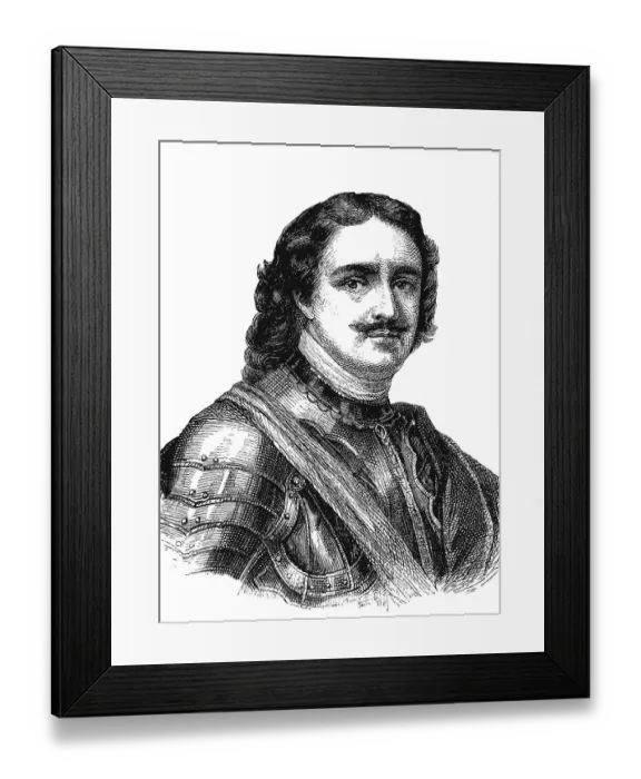 Framed Print : Peter I. the Great, Tsar of Russia and first emperor of the Russian Empire