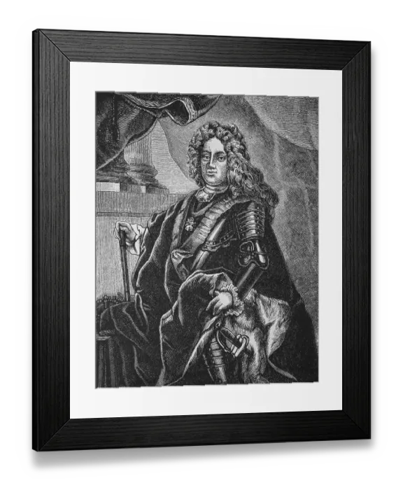 Framed Print : August I. of Saxony, August the Strong Framed Print : August I. of Saxony, August the Strong