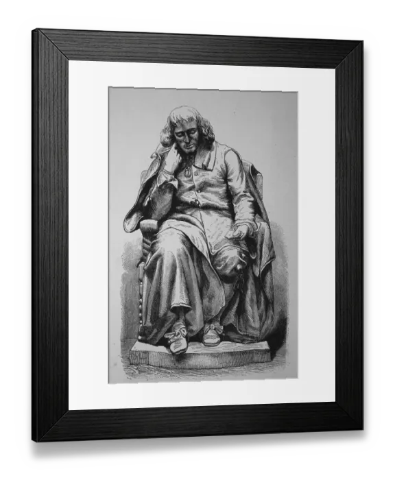Framed Print : Baruch de Spinoza, 1632 - 1677