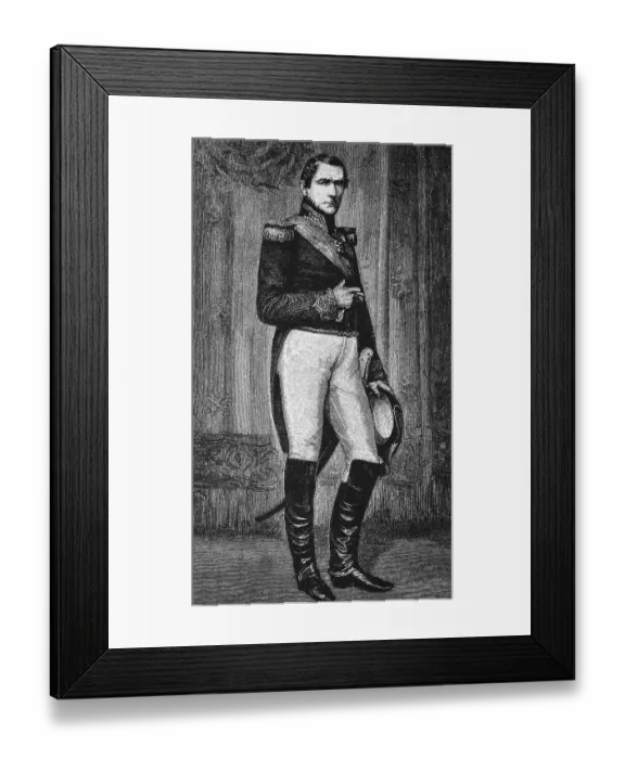Framed Print : Leopold I, George Christian Frederick of Austria