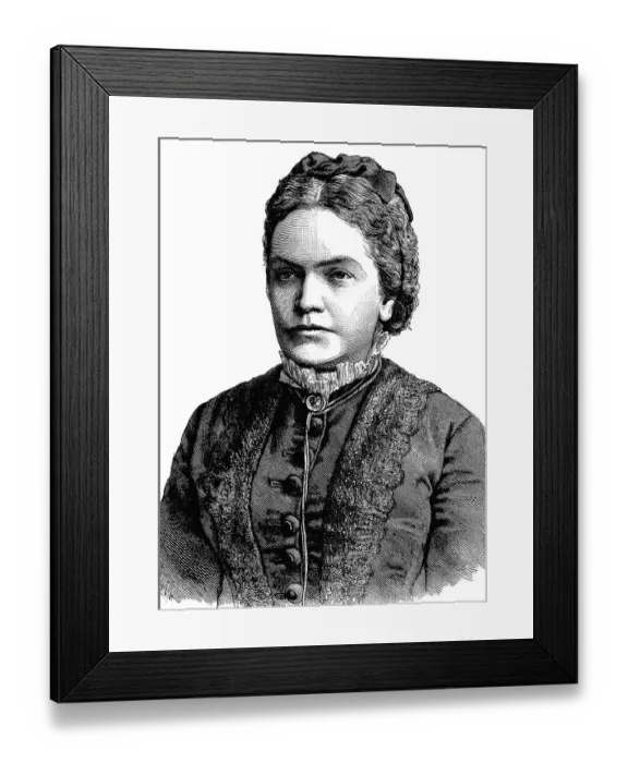 Framed Print : Marie Freifrau Ebner von Eschenbach Framed Print : Marie Freifrau Ebner von Eschenbach