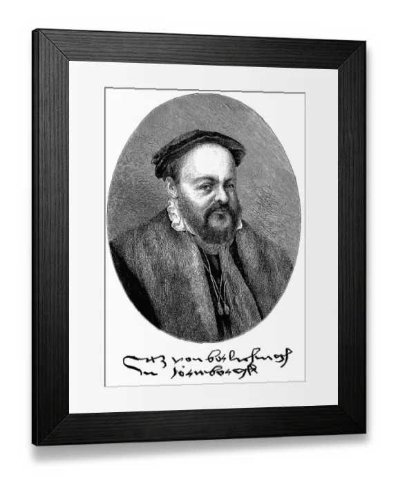 Framed Print : Gottfried Goetz von Berlichingen zu Hornberg Framed Print : Gottfried Goetz von Berlichingen zu Hornberg