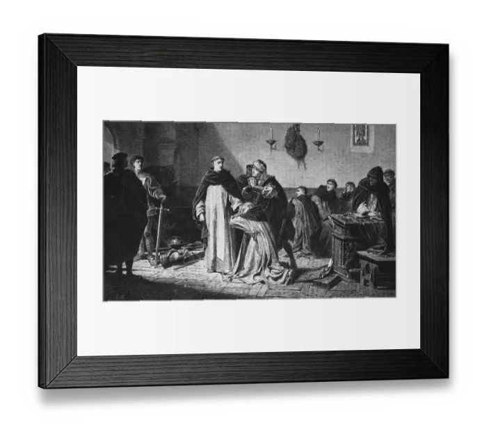 Framed Print : Arrest of Girolamo Savonarola, 1452-1498