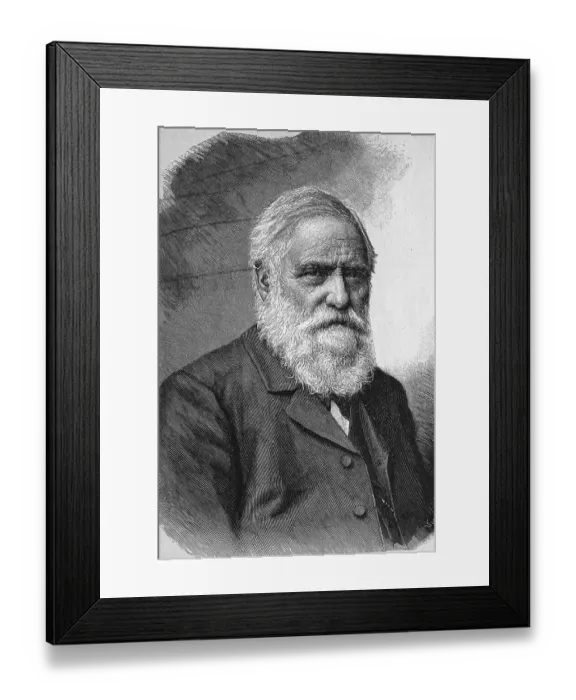 Framed Print : Max Josef Pettenkofer, named von Pettenkofer since 1883 Framed Print : Max Josef Pettenkofer, named von Pettenkofer since 1883