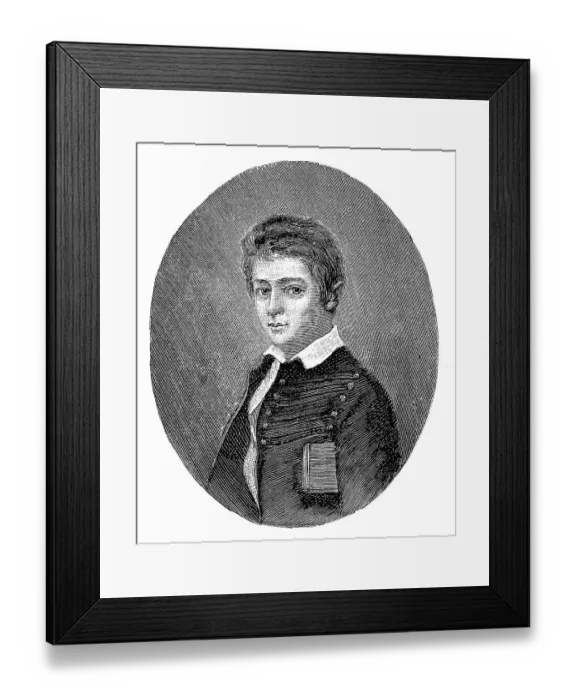 Framed Print : Otto von Bismarck at the age of 11 years Framed Print : Otto von Bismarck at the age of 11 years