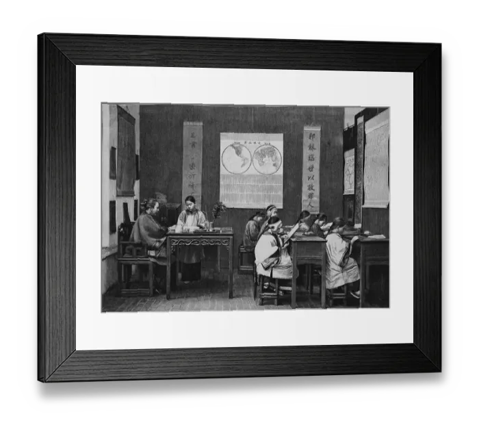 Framed Print : Christian girls school in Hong Kong Framed Print : Christian girls school in Hong Kong
