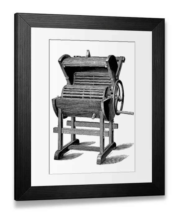 Framed Print : Washing machine from Warnstorff Framed Print : Washing machine from Warnstorff