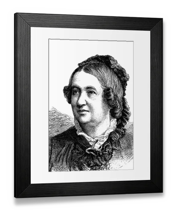 Framed Print : Henriette Goldschmidt, born Henriette Benas Framed Print : Henriette Goldschmidt, born Henriette Benas