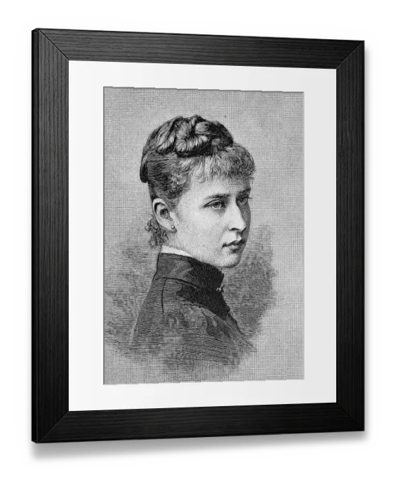 Framed Print : Princess Elisabeth Alexandra Luise Alice of Hesse-Darmstadt and by Rhine Framed Print : Princess Elisabeth Alexandra Luise Alice of Hesse-Darmstadt and by Rhine