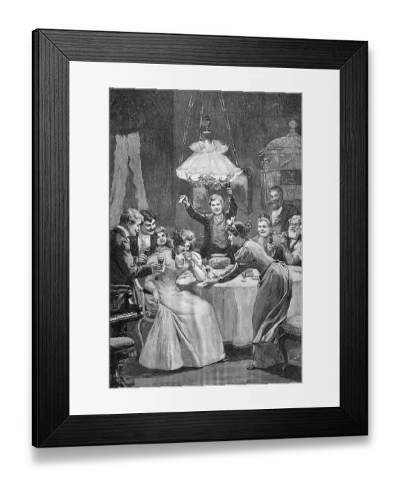 Framed Print : Oracle games on New Year's Eve