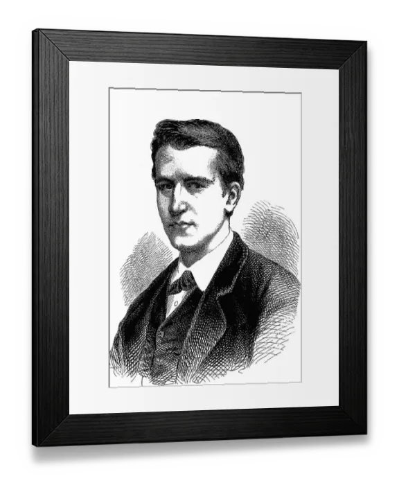 Framed Print : Thomas Alva Edison, 1847 - 1931