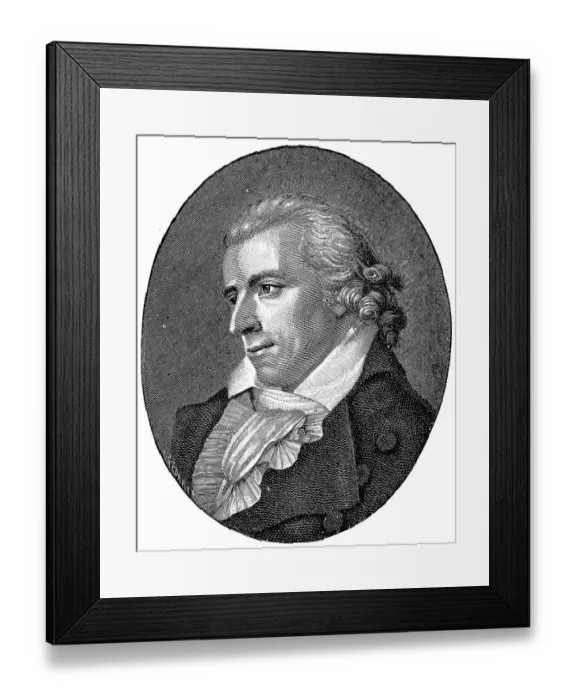 Framed Print : Johann Christoph Friedrich von Schiller
