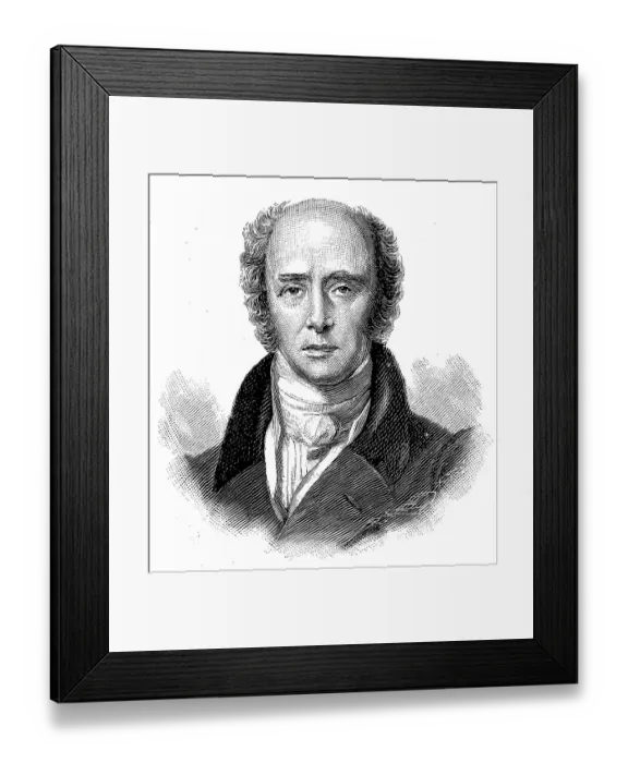 Framed Print : Portrait of Charles Gray, 2nd Earl Gray KG